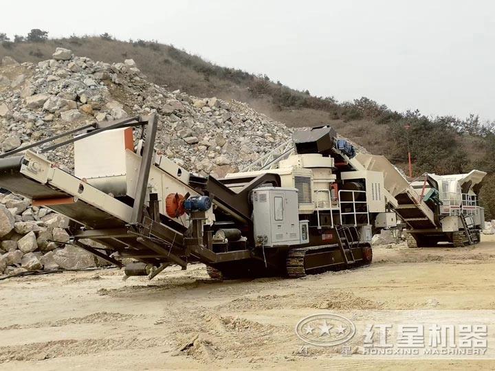 建筑垃圾破碎現(xiàn)場，選好設(shè)備收益更高